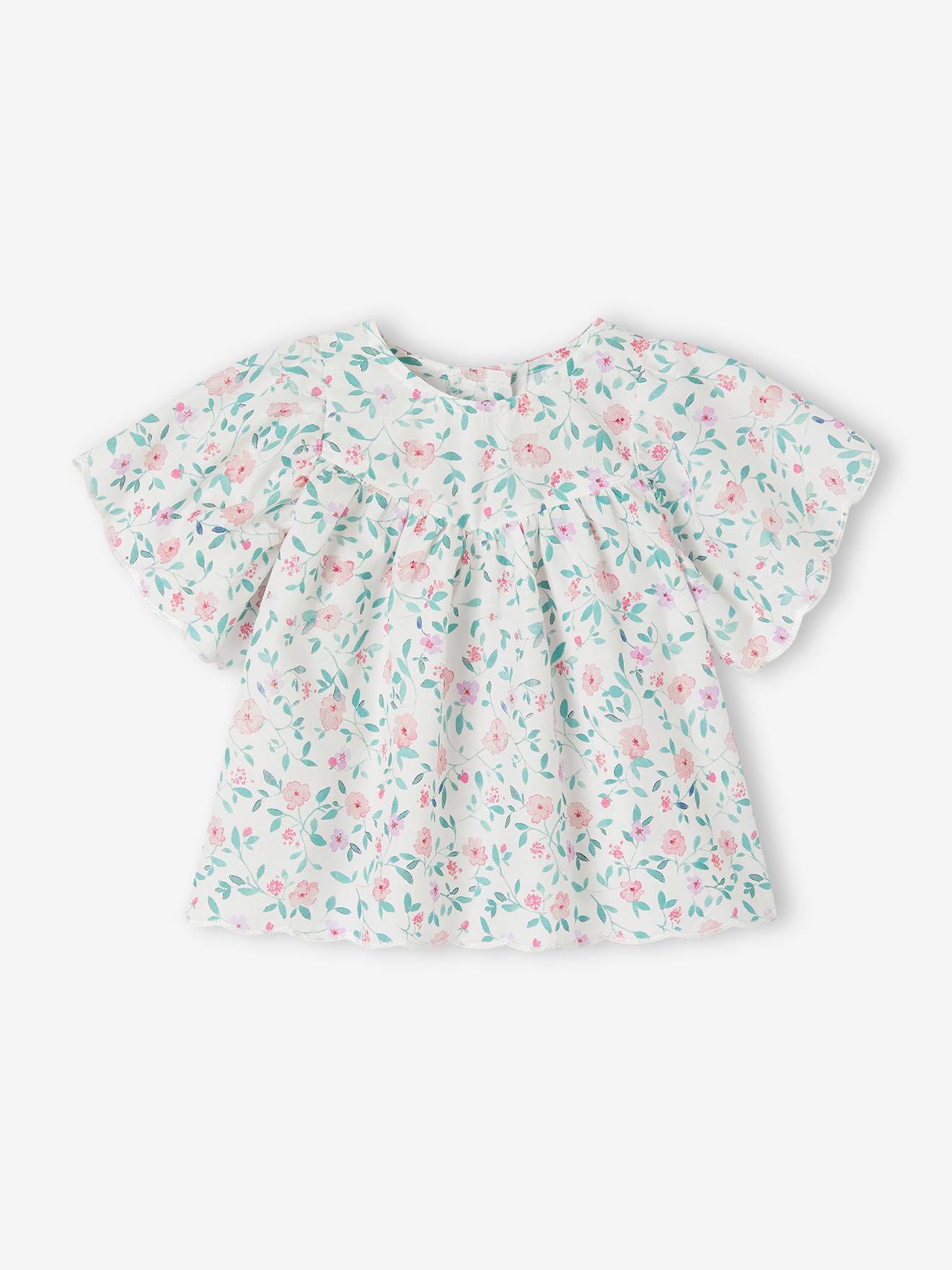 Vertbaudet Mädchen Baby Bluse - wollweiß