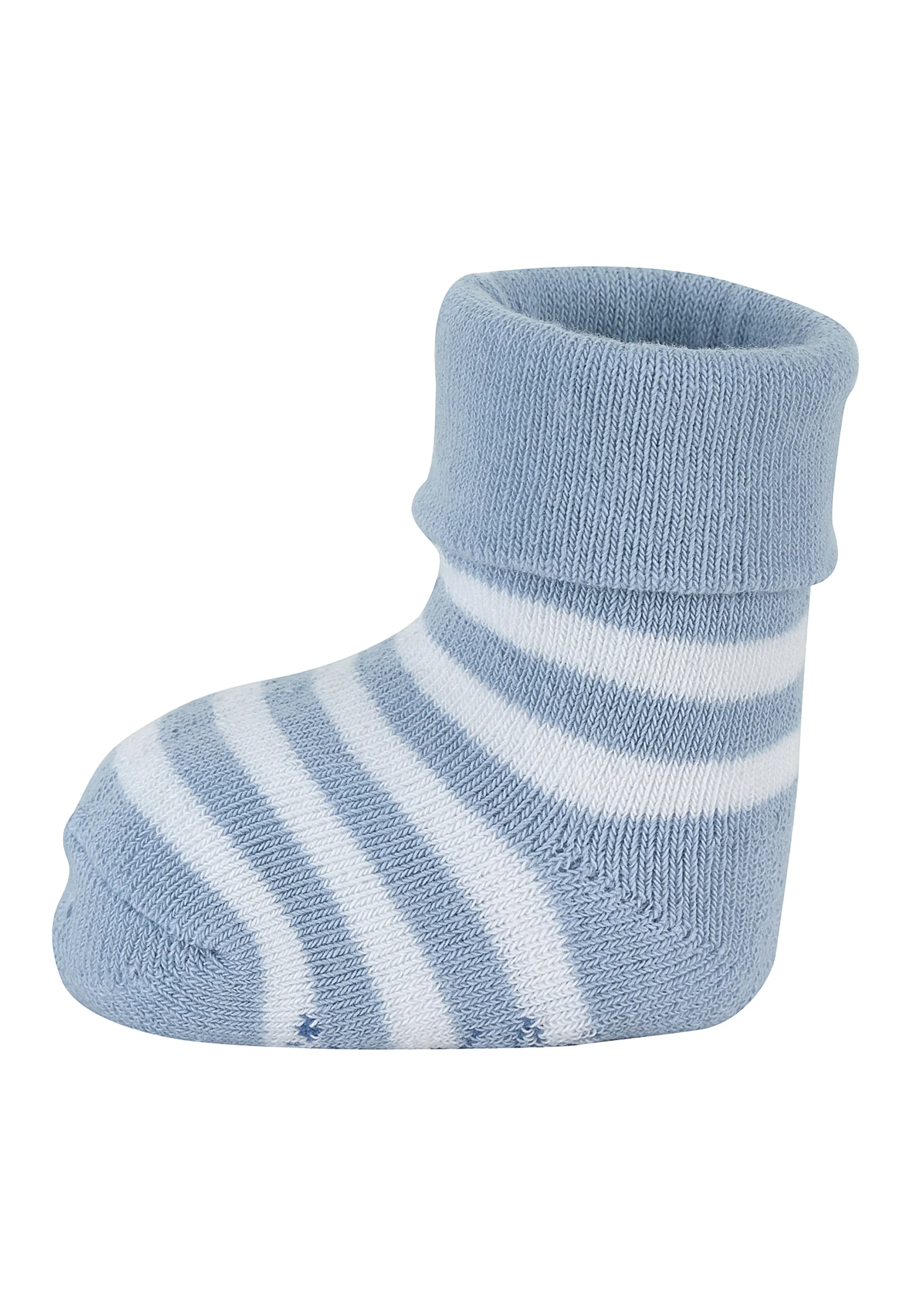 GOTS Babysocken 3er-Pack uni, Ringel und uni