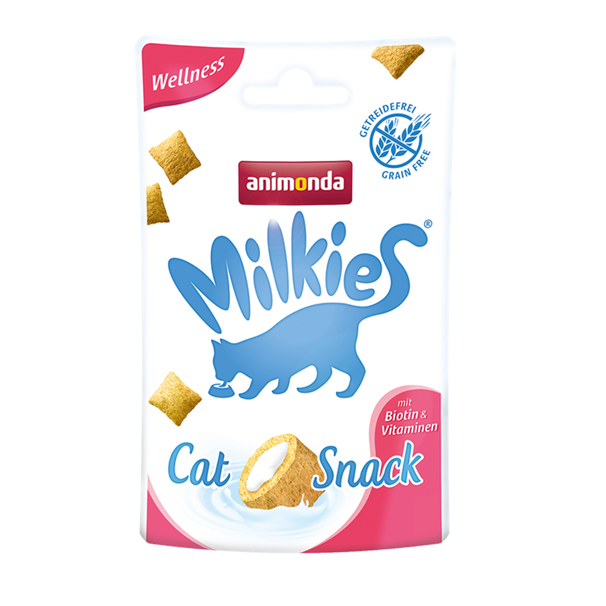 Animonda Snacks Animonda Milkies Cat Snack 12x30g Wellness mit Biotin & Vitaminen