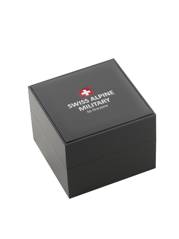 Swiss Alpine Military by Grovana Chronograph 7043 silberfarben in silber günstig kaufen onesize