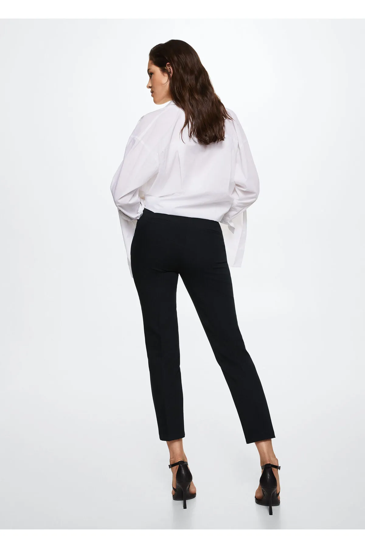 MANGO  Dunkelblaue Damenhose 37074057