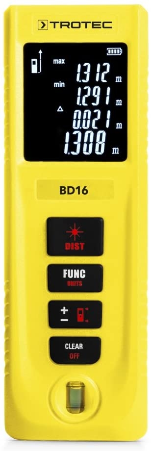 Trotec 3510205154 BD 16 Meradlo vzdialenosti 40 m