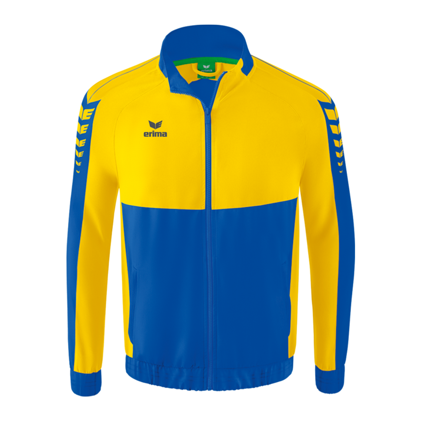 Erima SIX WINGS Präsentationsjacke Blau Gelb