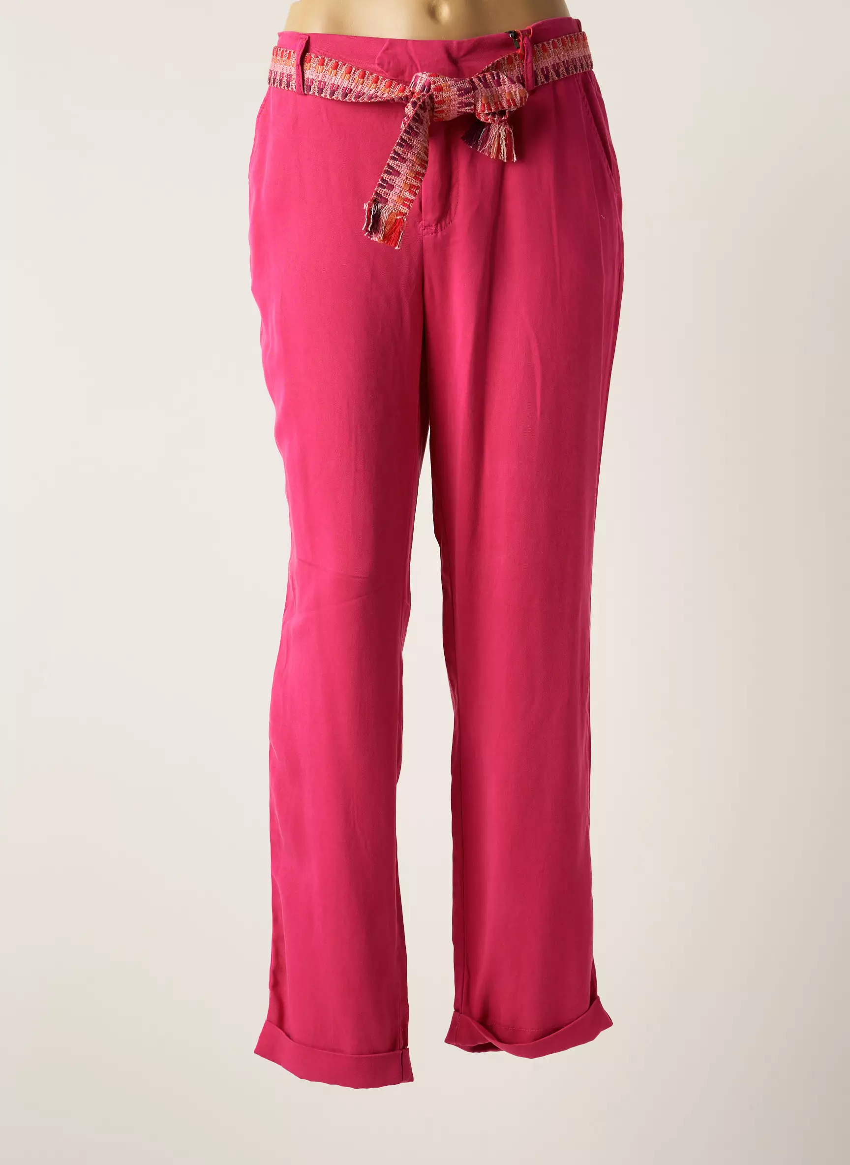 La Petite Etoile Pantalons Chino Femme couleur rose
