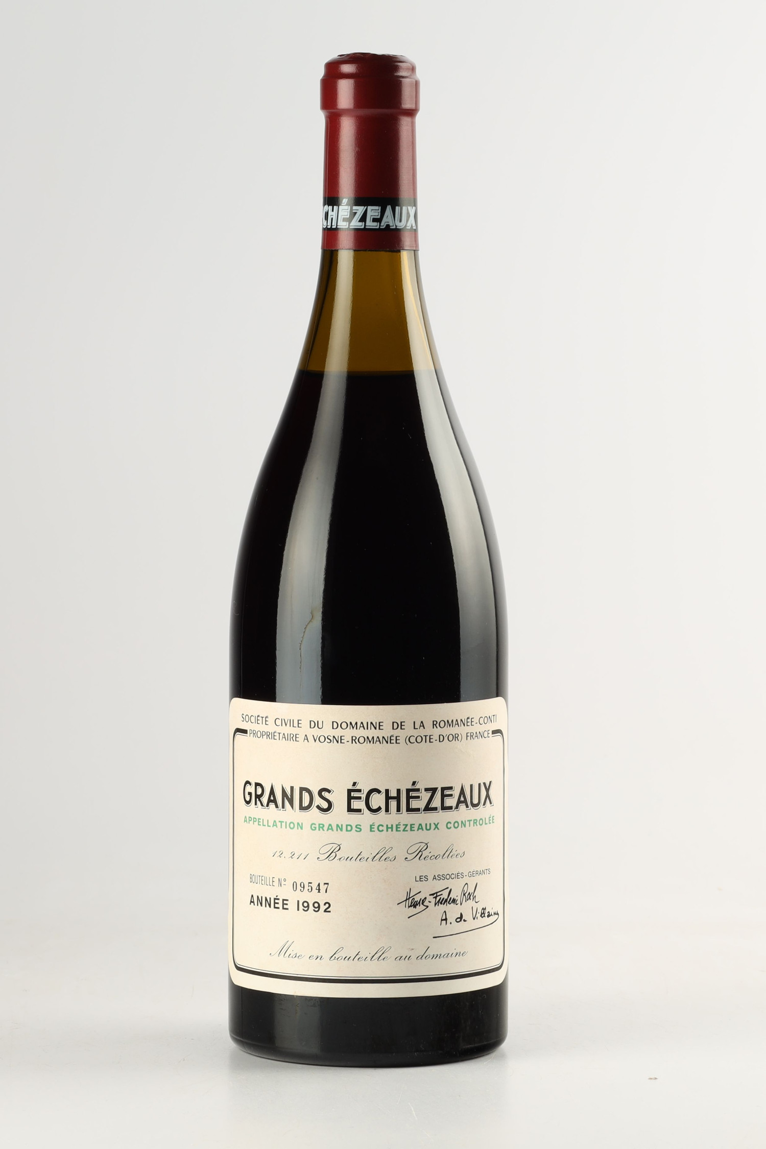 Vin 1992 DOMAINE DE LA ROMANEE CONTI 1992, Grands Echezeaux. Vin ancien - SoDivin