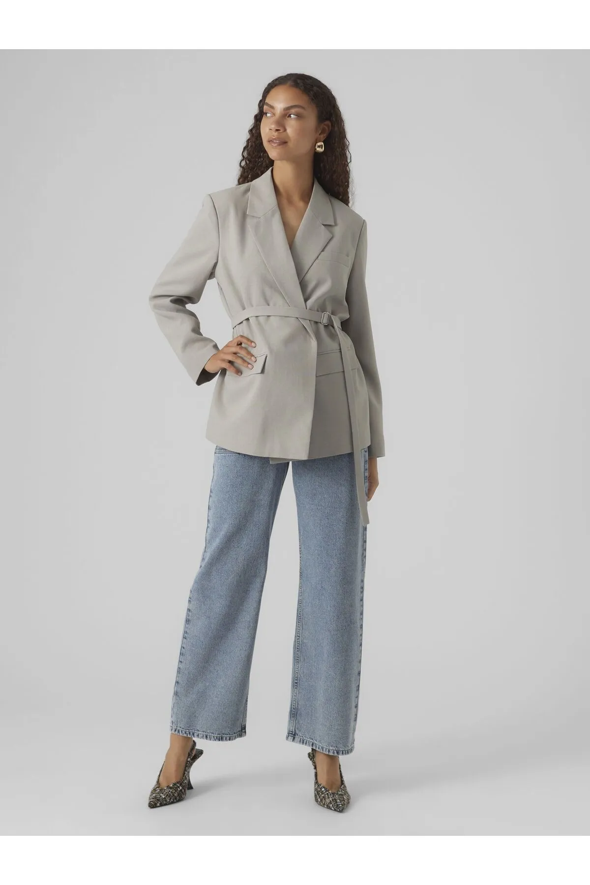 Vero Moda  Blazer - Grau - Regular Fit