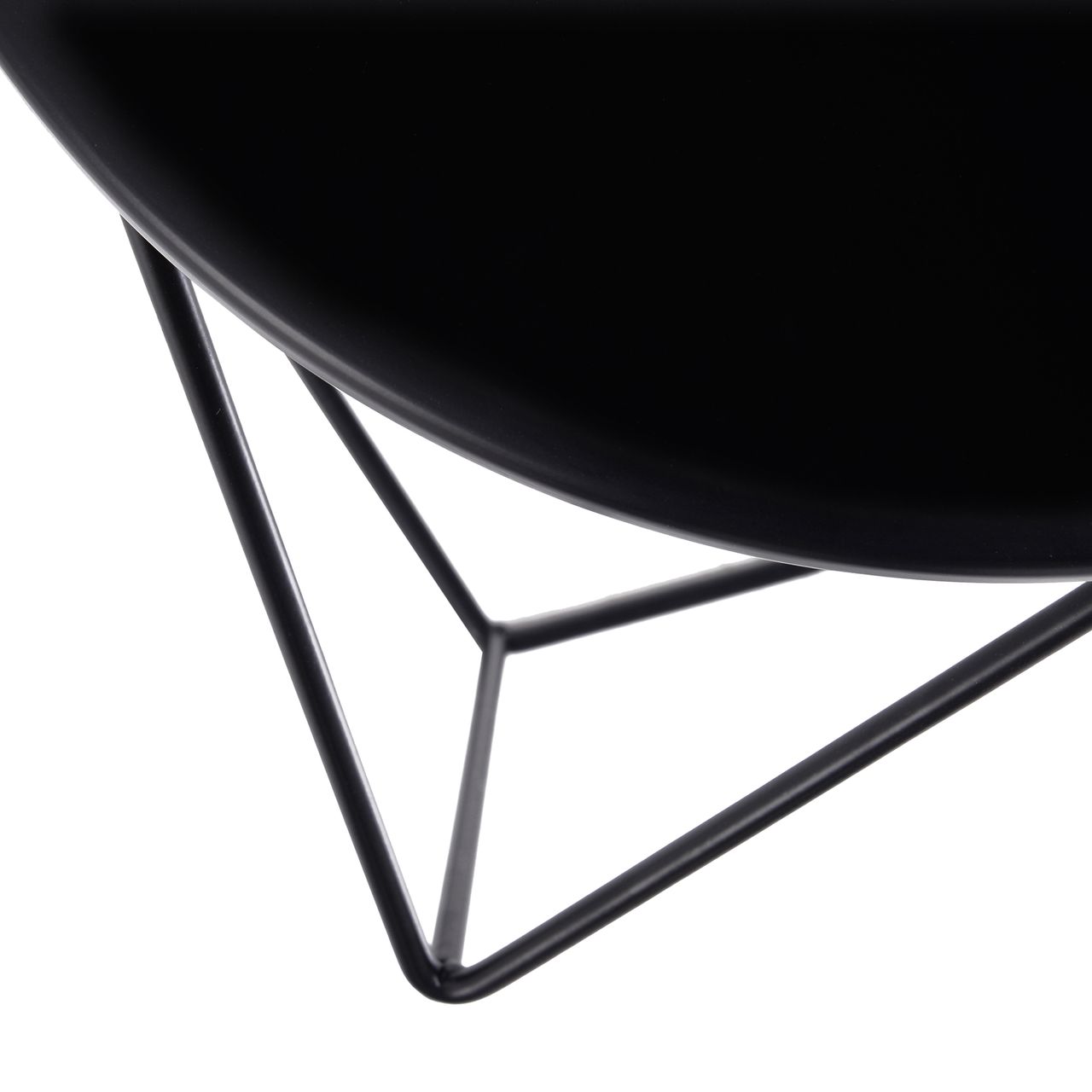 HOMCOM Couchtisch Beistelltisch Satztisch Nachttisch rund Aufbewahrung Metallkorb Wohnzimmer Schlafzimmer 51 x 51 x 44 cm