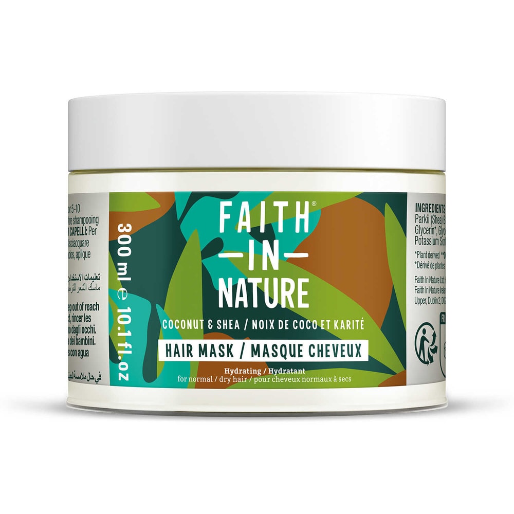 Faith in Nature Faith In Nature- Coconut & Shea Butter Hydrating Hair Mask 300ml Masque capillaire