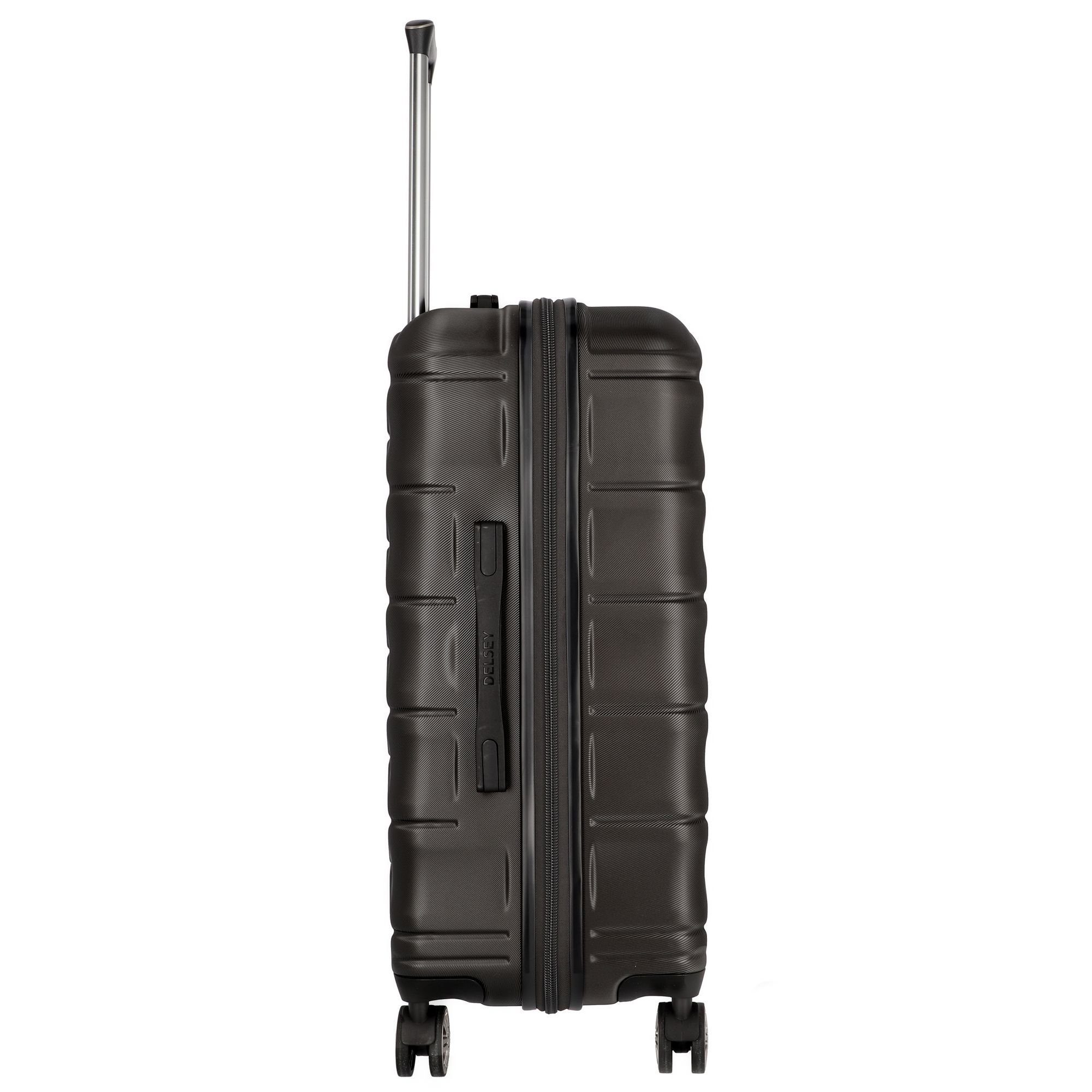 Delsey Trolleyset Meteor, 4 Rollen, (3-teilig, 3 tlg), ABS