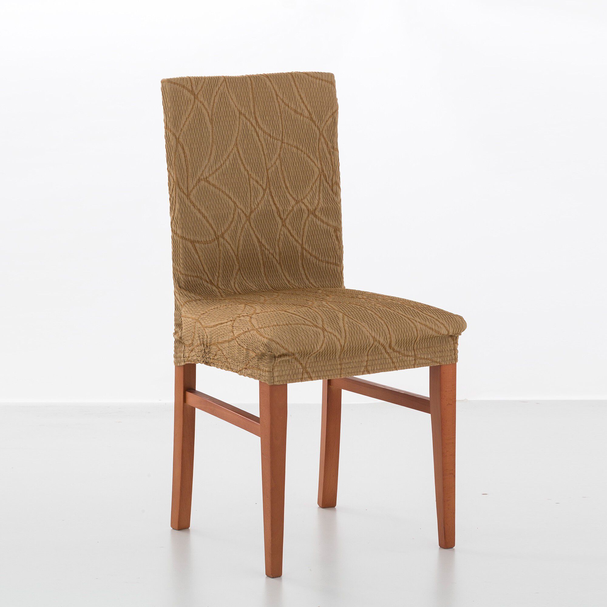 Housse intégrale extensible motif jacquard 