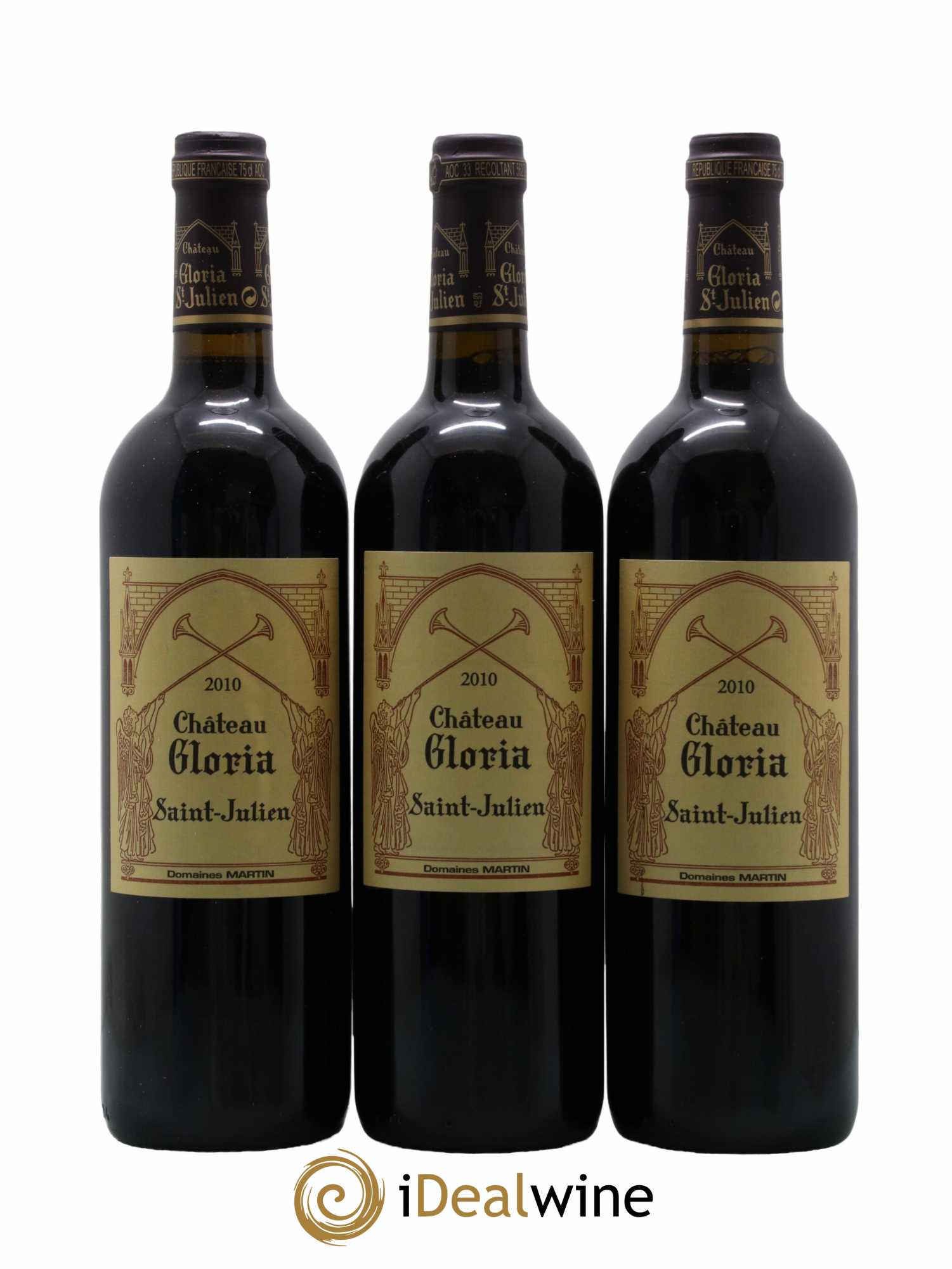Château Gloria  2010 - Lot de 6 Bouteilles