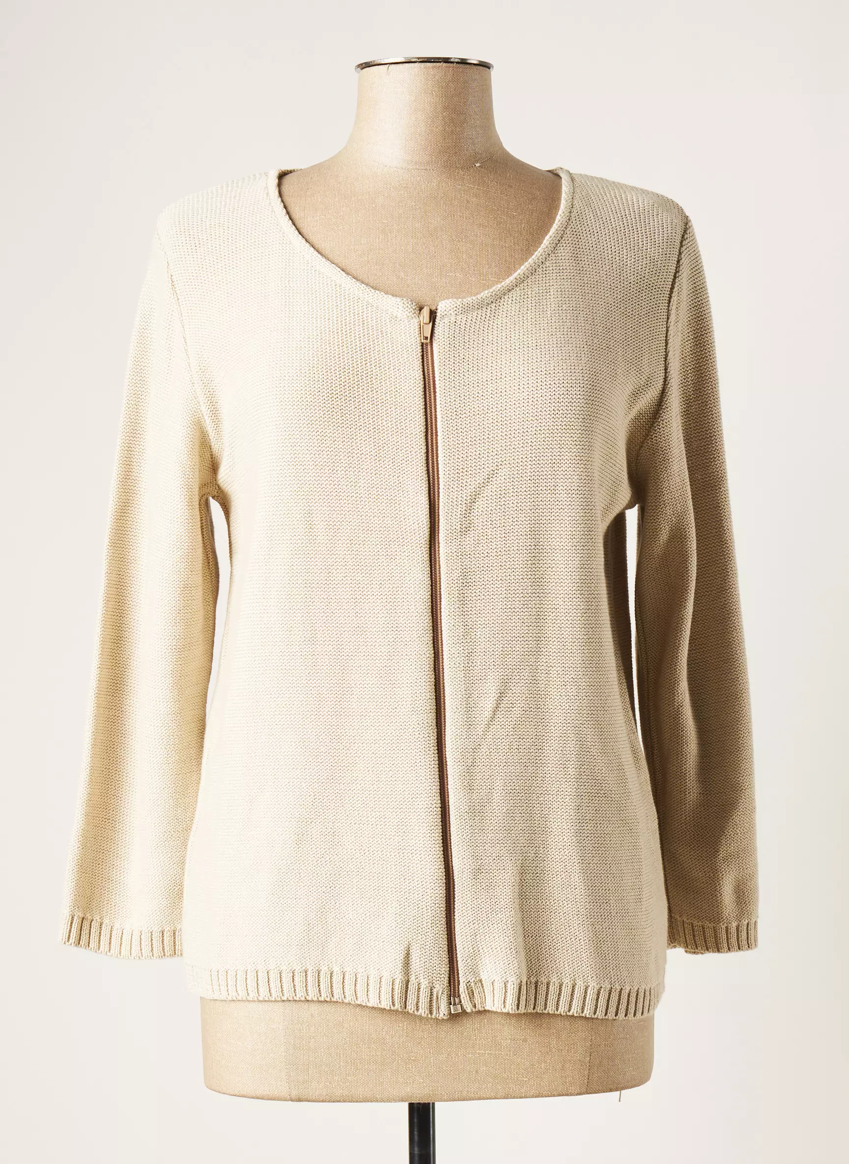 Plurielles Cardigans Femme couleur beige