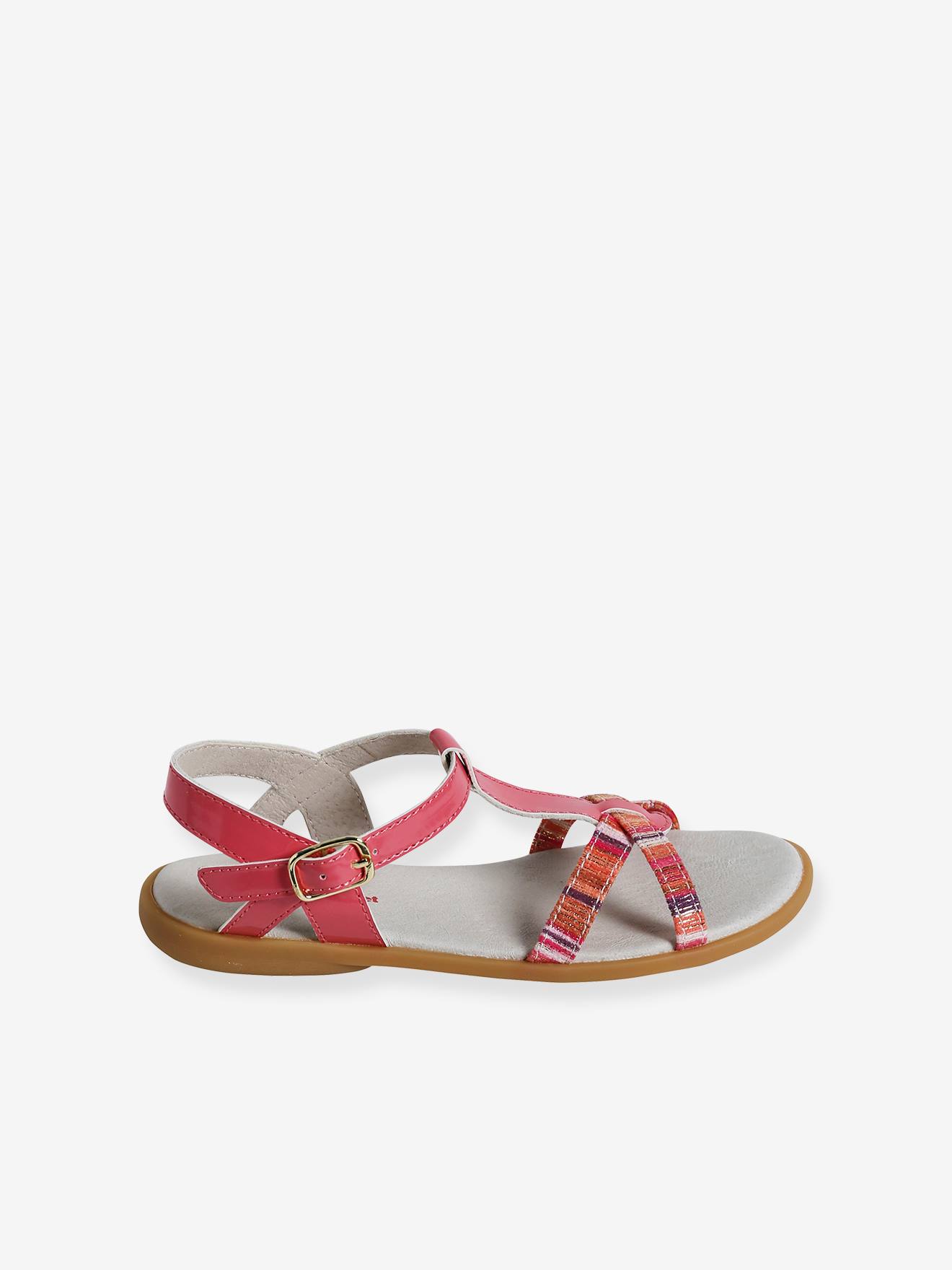 Vertbaudet Mädchen Sandalen mit Quasten - gelb