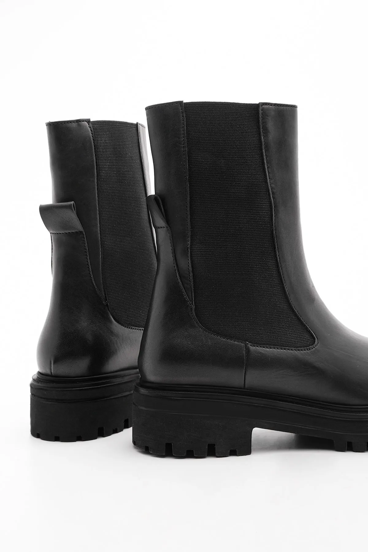 Marjin  Stiefelette - Schwarz - Flacher Absatz