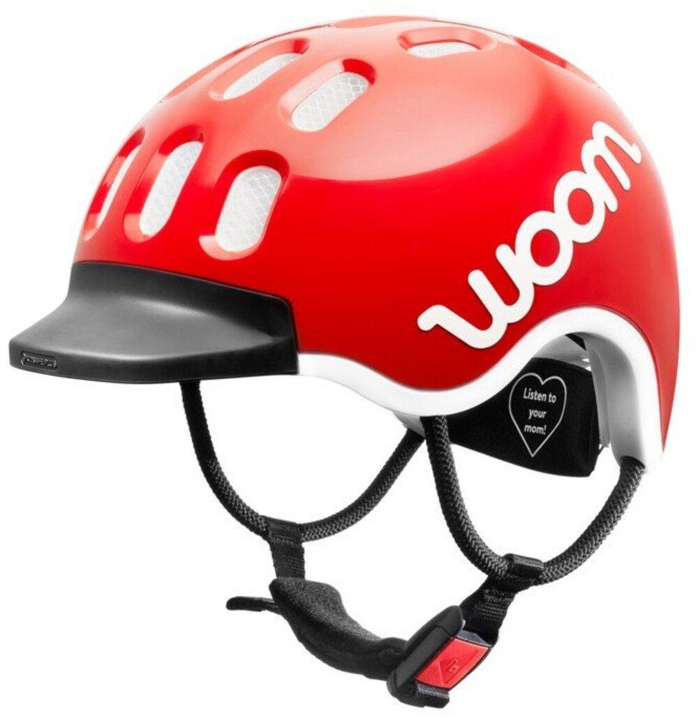 WOOM Kinderfahrradhelm WOOM™ Kids Fahrradhelm Größe M (53-56 cm), WOOM Red