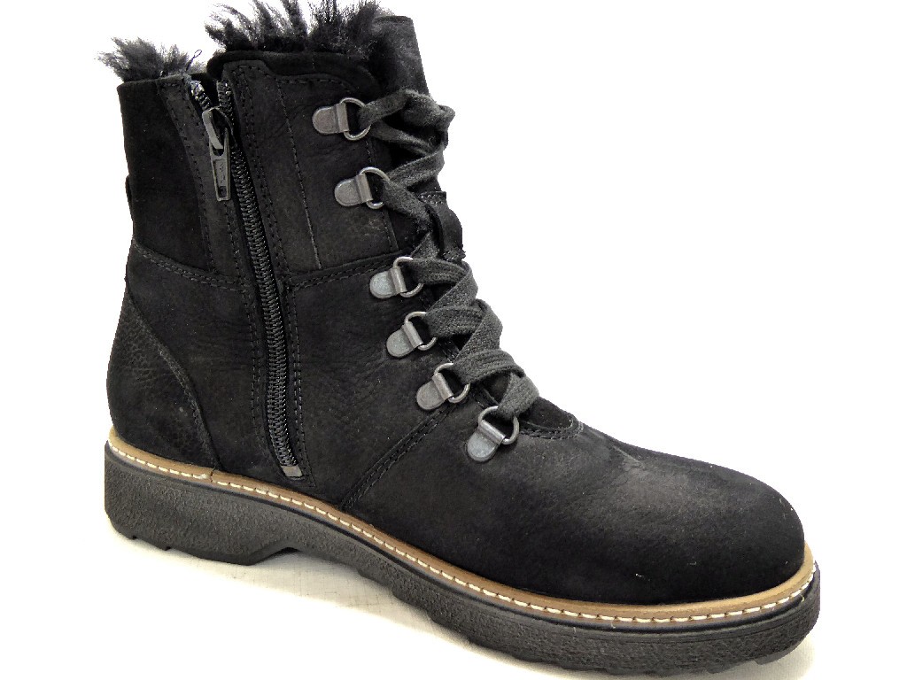 WALDLÄUFER Schnür-Stiefeletten schwarz 911802