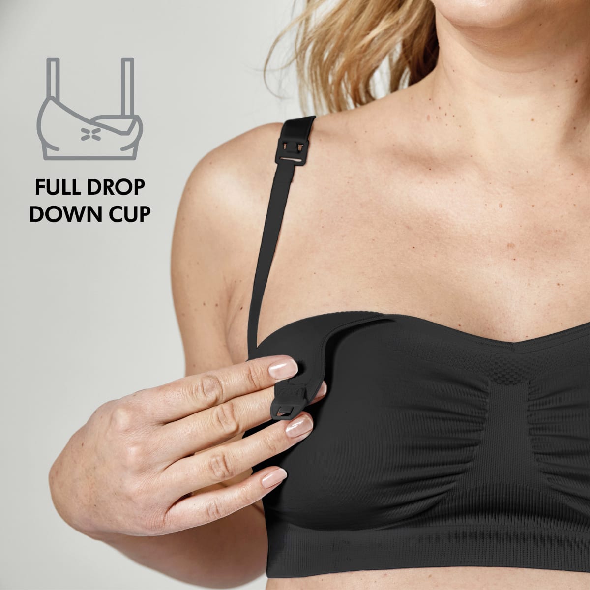 Schwangerschafts- und Still-BH Gr. XL Keep Cool, schwarz, 1 St