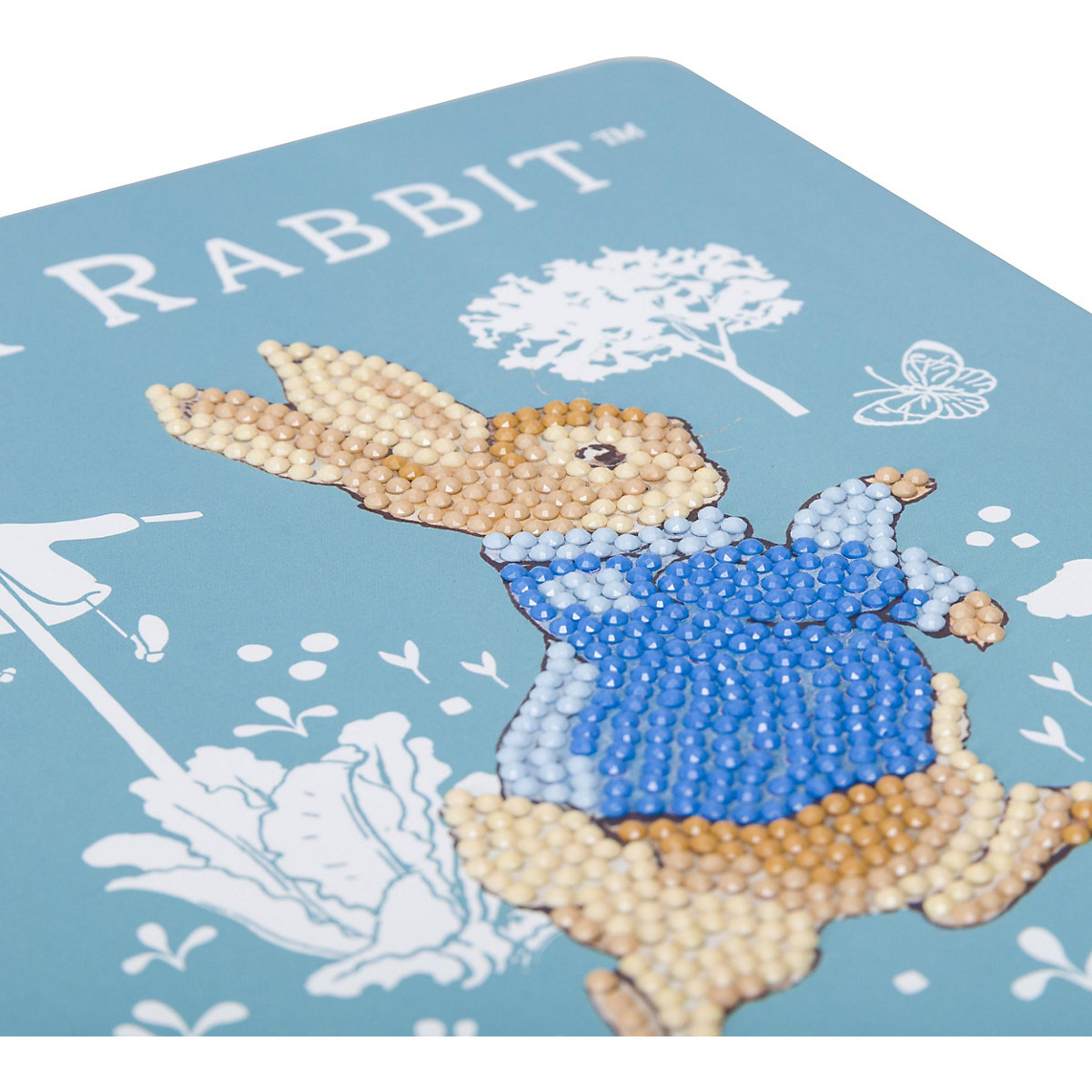 Peter Rabbit Crystal Art Notizbuch 18x26cm