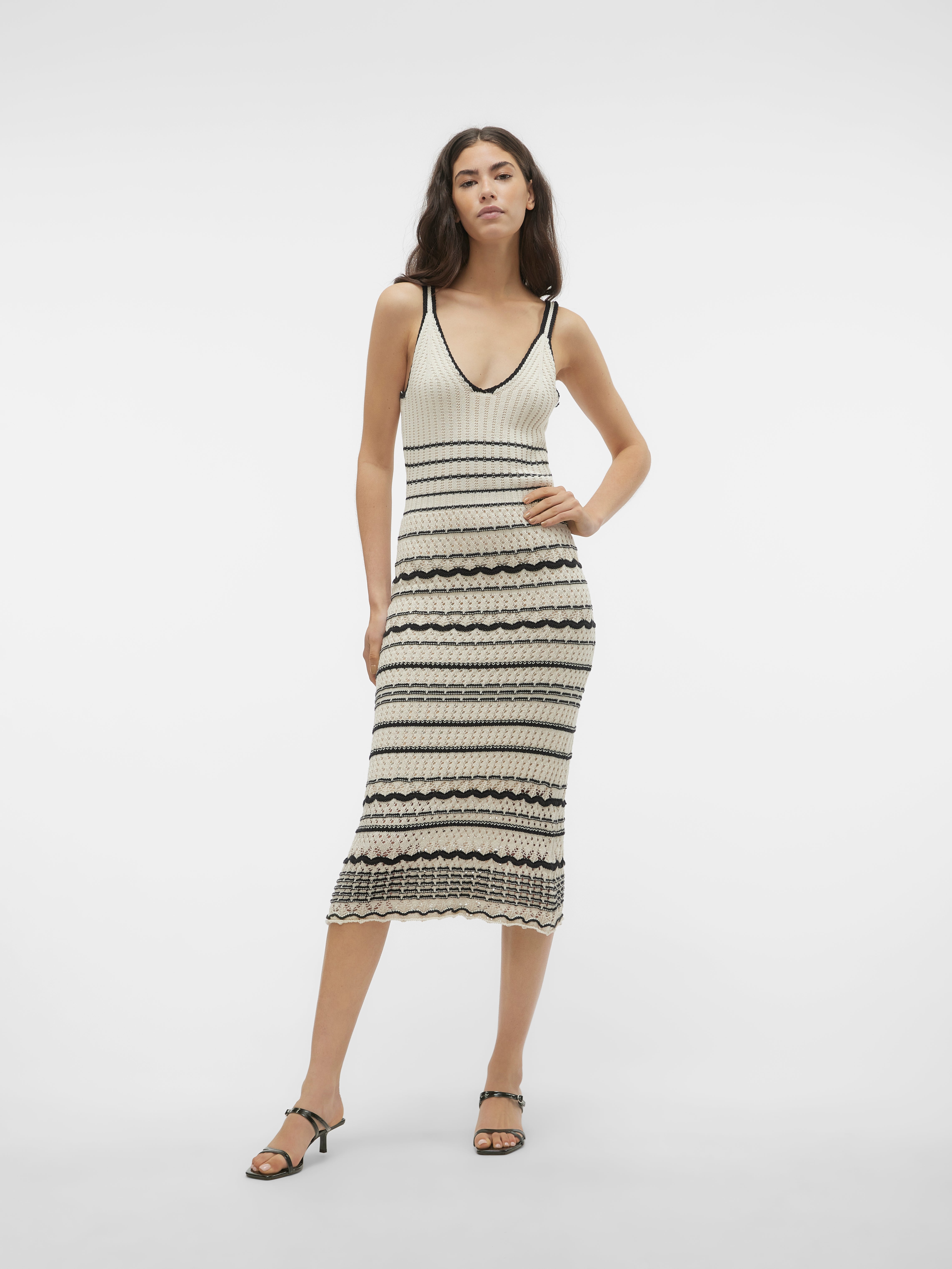 VMMINOU Langes Kleid