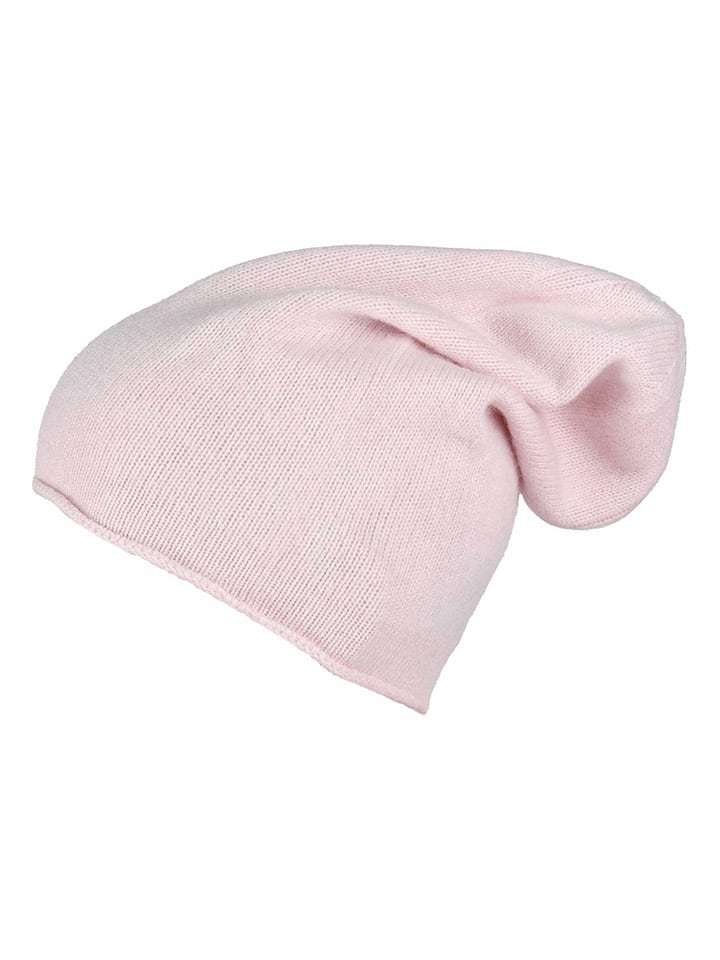 Zwillingsherz Kaschmir-Beanie in Rosa günstig kaufen onesize