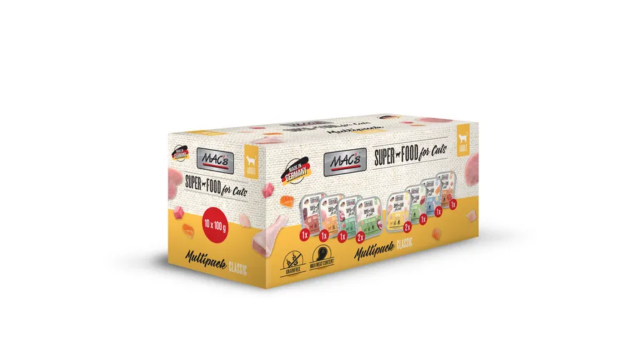 MAC's CAT Katzennassfutter Multipack 1 kg
