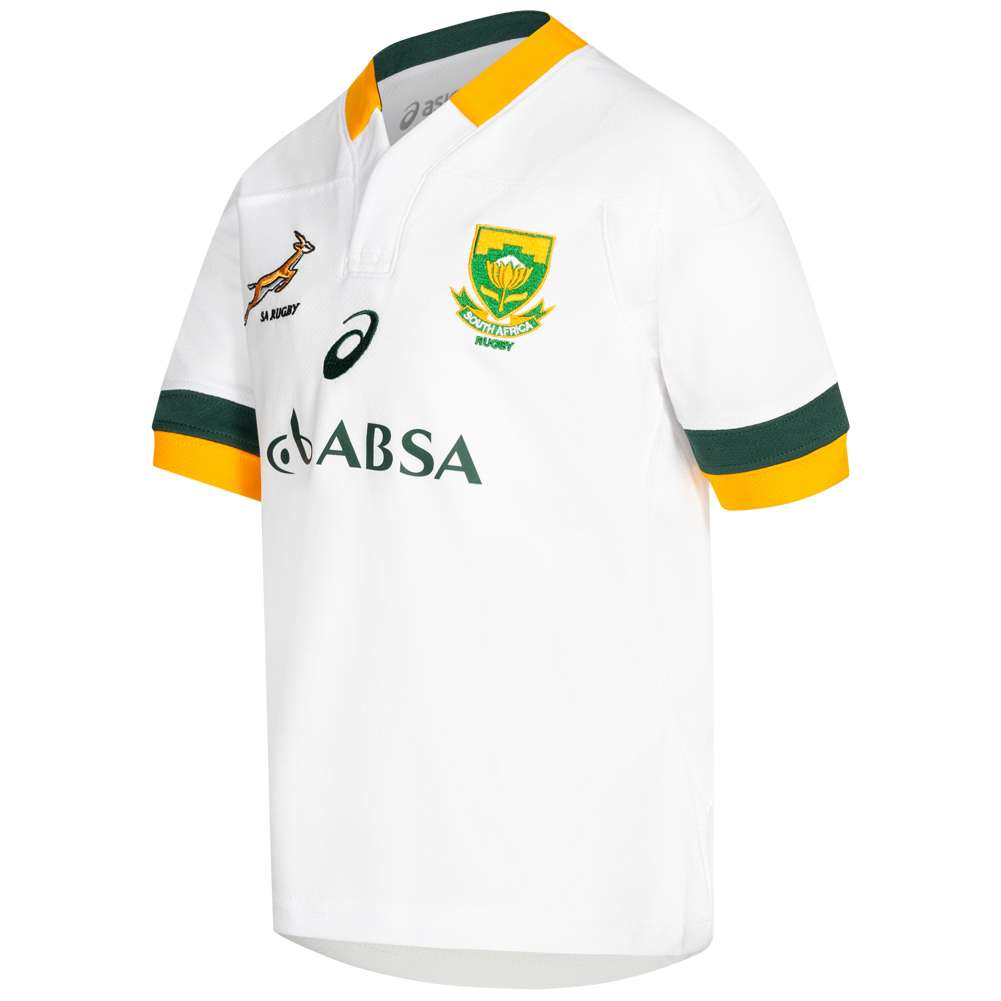 Südafrika Springboks ASICS Rugby Kinder Auswärts Trikot 122925SR-0001