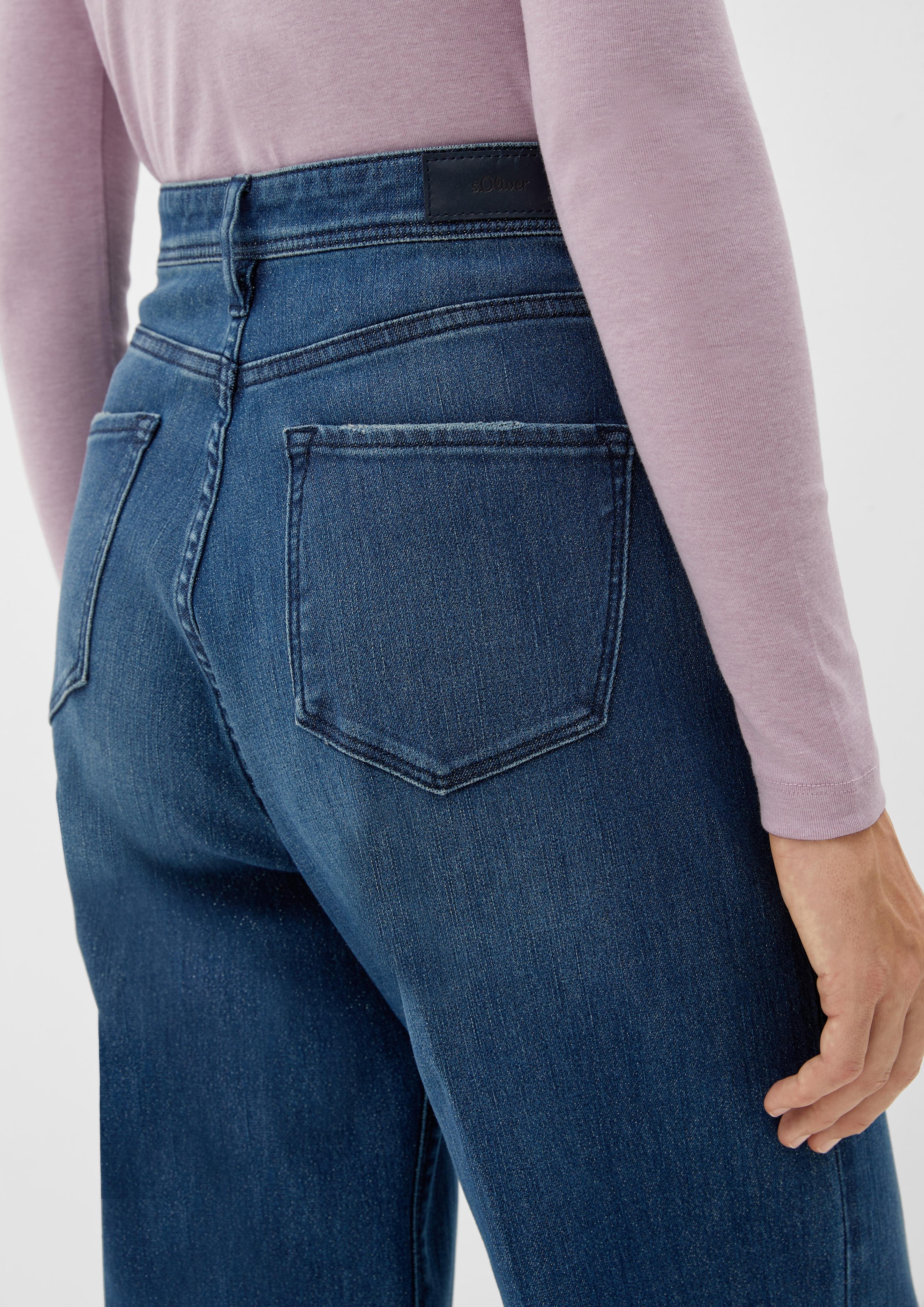 Suri: Wide leg-Jeans mit Glitzergarn  2125412-56Z6