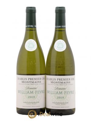 Chablis 1er Cru Montmains William Fèvre (Domaine)  2018 - Lot de 2 Bouteilles