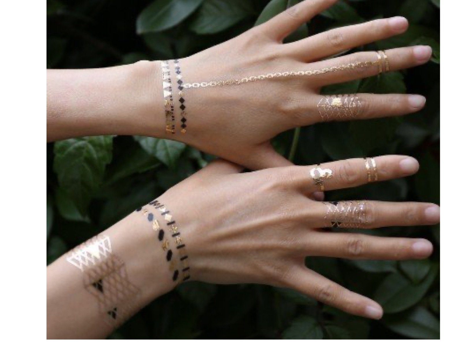 LK Trend & Style Schmuck-Tattoo Gold-Tattoo Die moderne Art von Modeschmuck