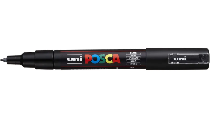 FABER-CASTELL  Marker UNI POSCA PC-1MC schwarz schwarz