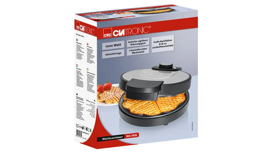CLATRONIC Waffeleisen WA 3492