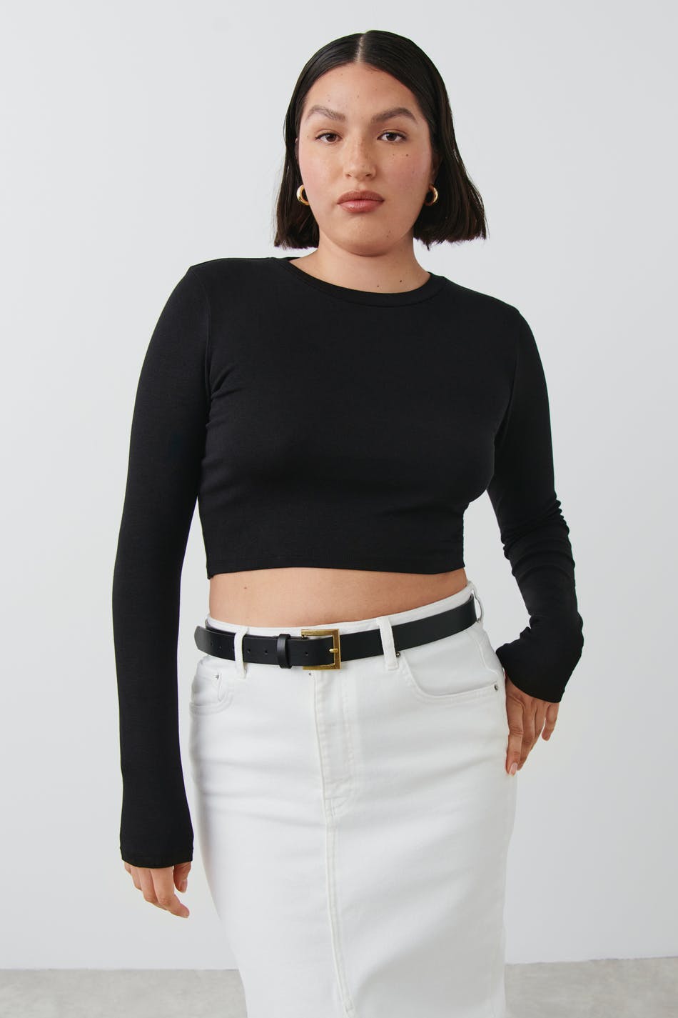 Soft cropped top