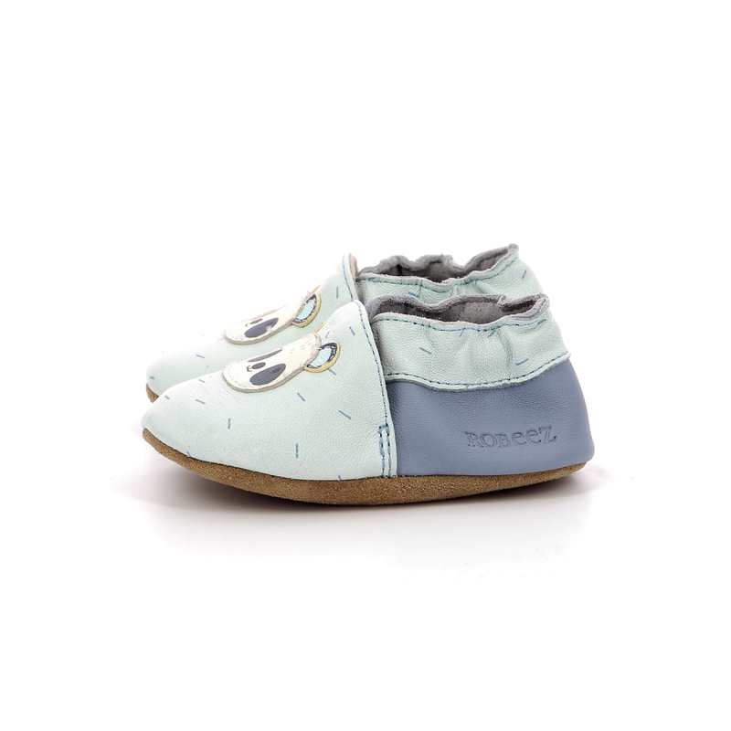 Chaussons cuir tannage vegetal Panda Master