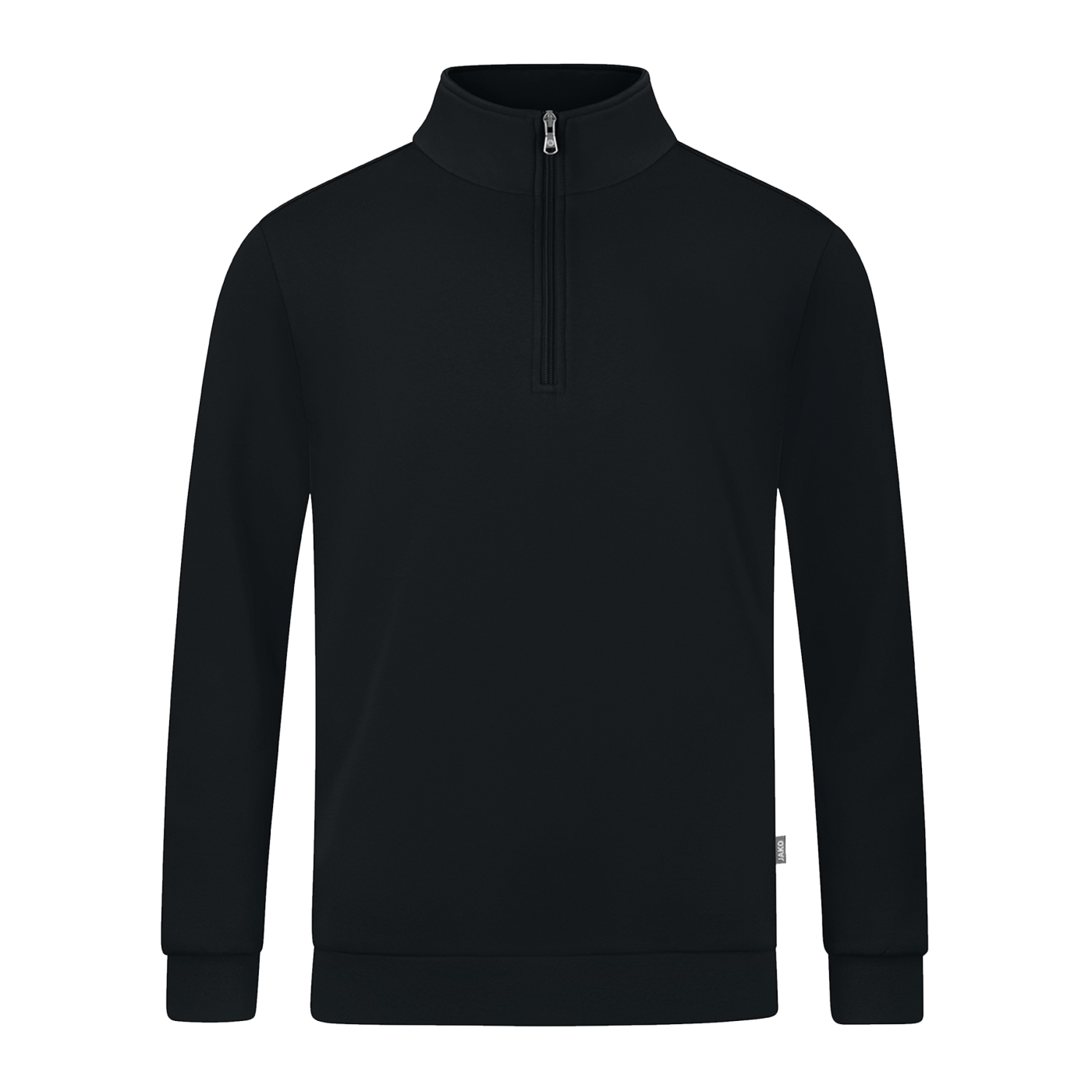 JAKO Organic Ziptop Schwarz F800