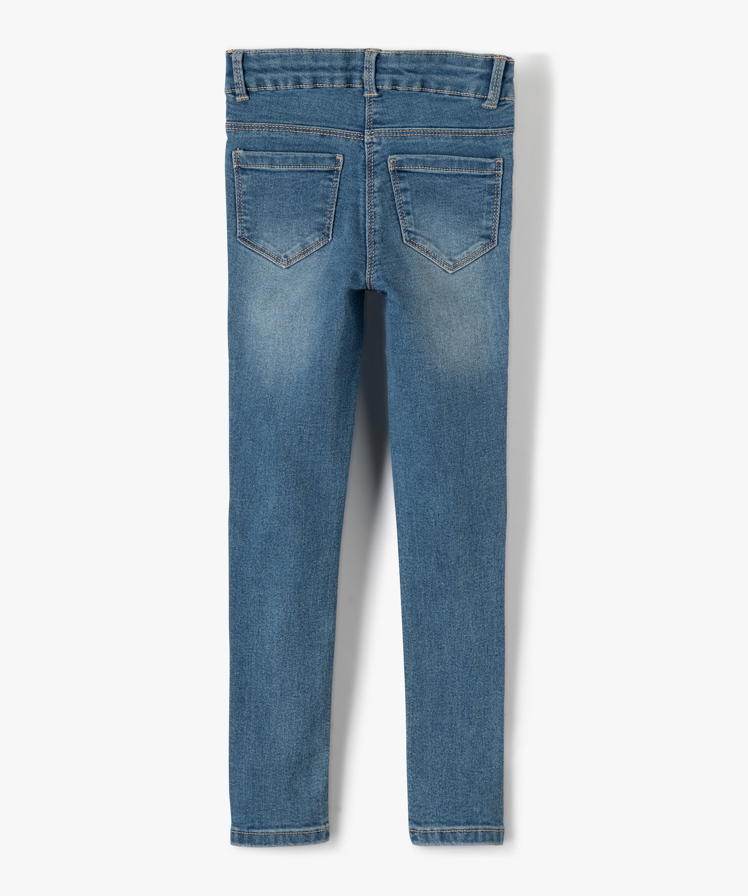 Jean fille coupe Ultra skinny stone | GEMO