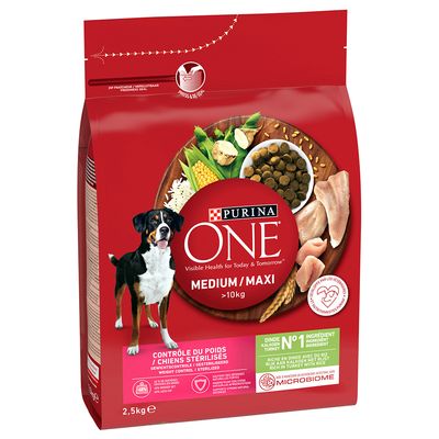 PURINA ONE Medium/Maxi Weight Control Sterilised Truthahn