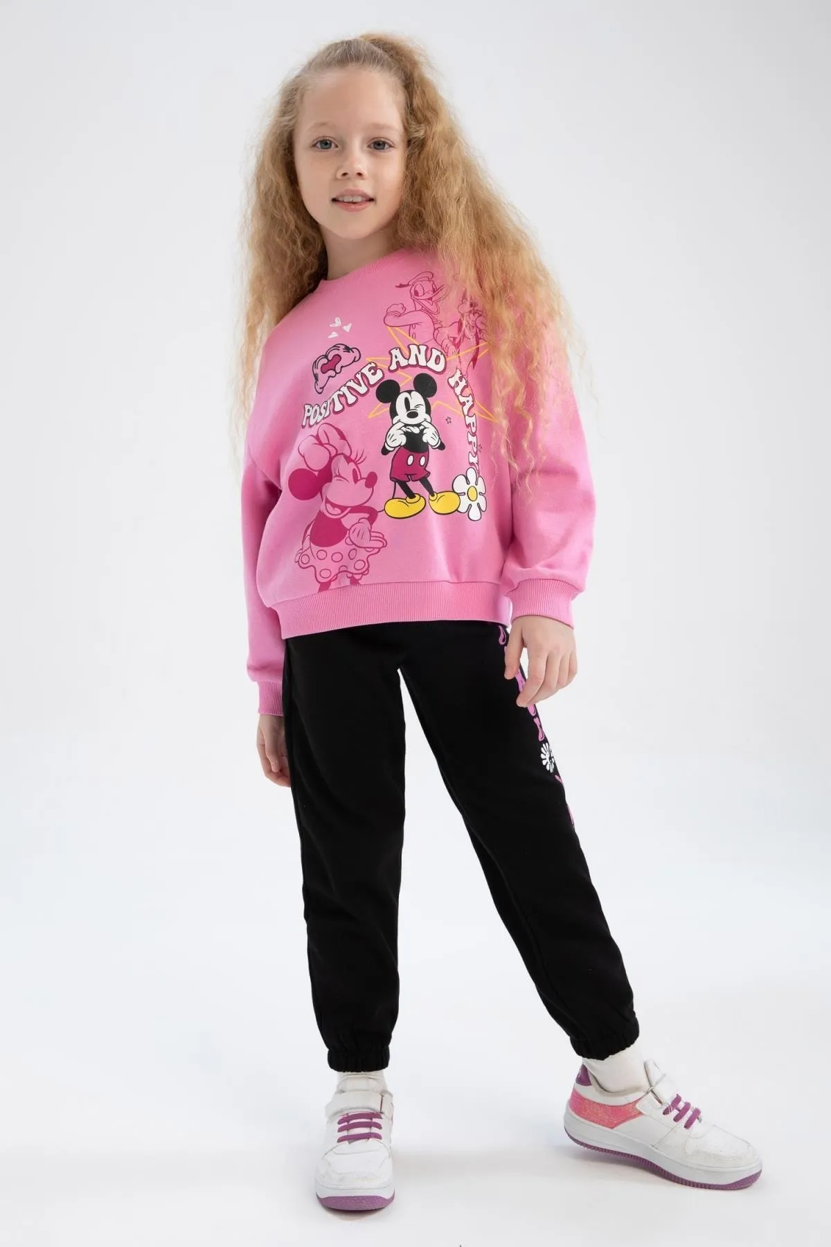 DeFacto  Disney Mickey Mouse Rundhals-Sweatshirt für Mädchen Z5140a623sp