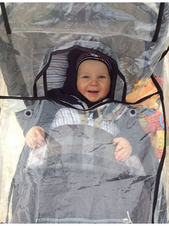 Playshoes Universal-Regen-Verdeck für Kinderwagen/Sportwagen in Transparent günstig kaufen onesize