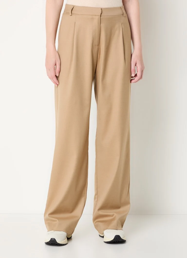 Pantaloni drepți cu talie înaltă și buzunare laterale, de la Alchemist Cara.