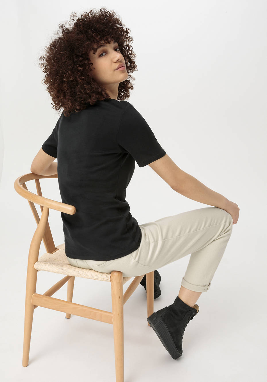 Kurzarm-Shirt aus reiner Bio-Baumwolle