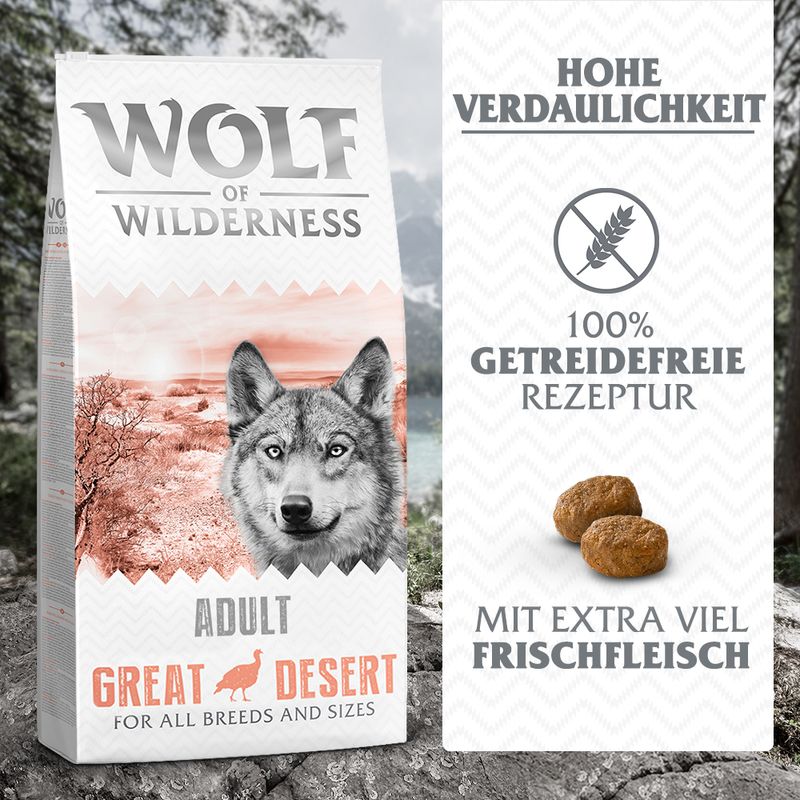Wolf of Wilderness Adult 'Great Desert' - Pute