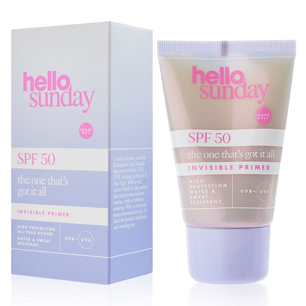 Hello Sunday the one that´s got it all Invisible Sun Primer SPF 50 - 50 ml