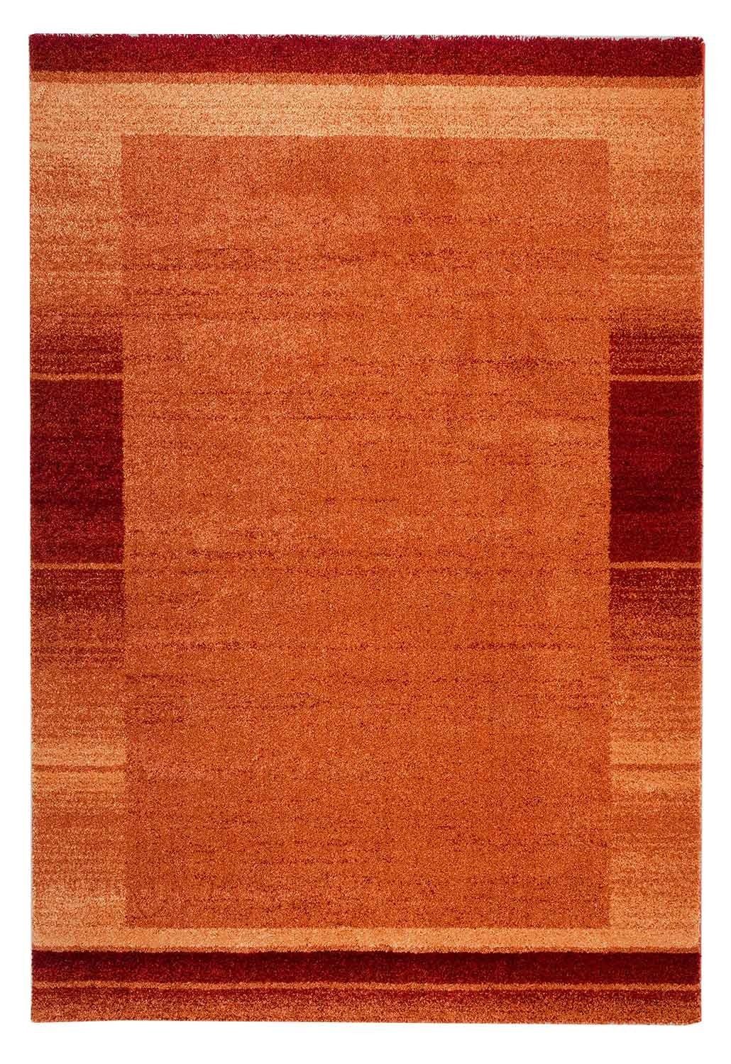 Hochflor-Teppich AUTUMN, 160 x 230 cm, Orange, rechteckig, Höhe: 20 mm