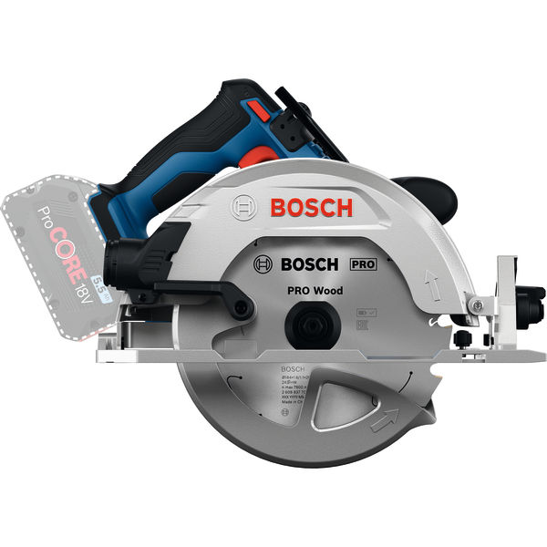 Bosch Blue 06016D0000 GKS18V-68-2 Akku-Kreissäge (ohne Akku und Ladegerät) im Lieferumfang enthalten