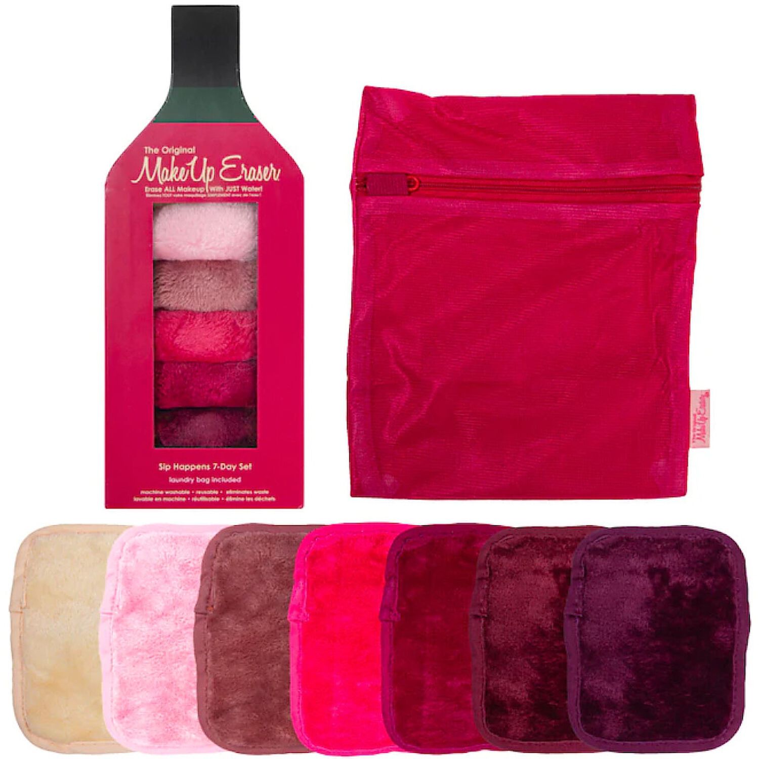 Make Up Eraser Sip Happens 7-Day Set Serviette Démaquillante Réutilisable x7