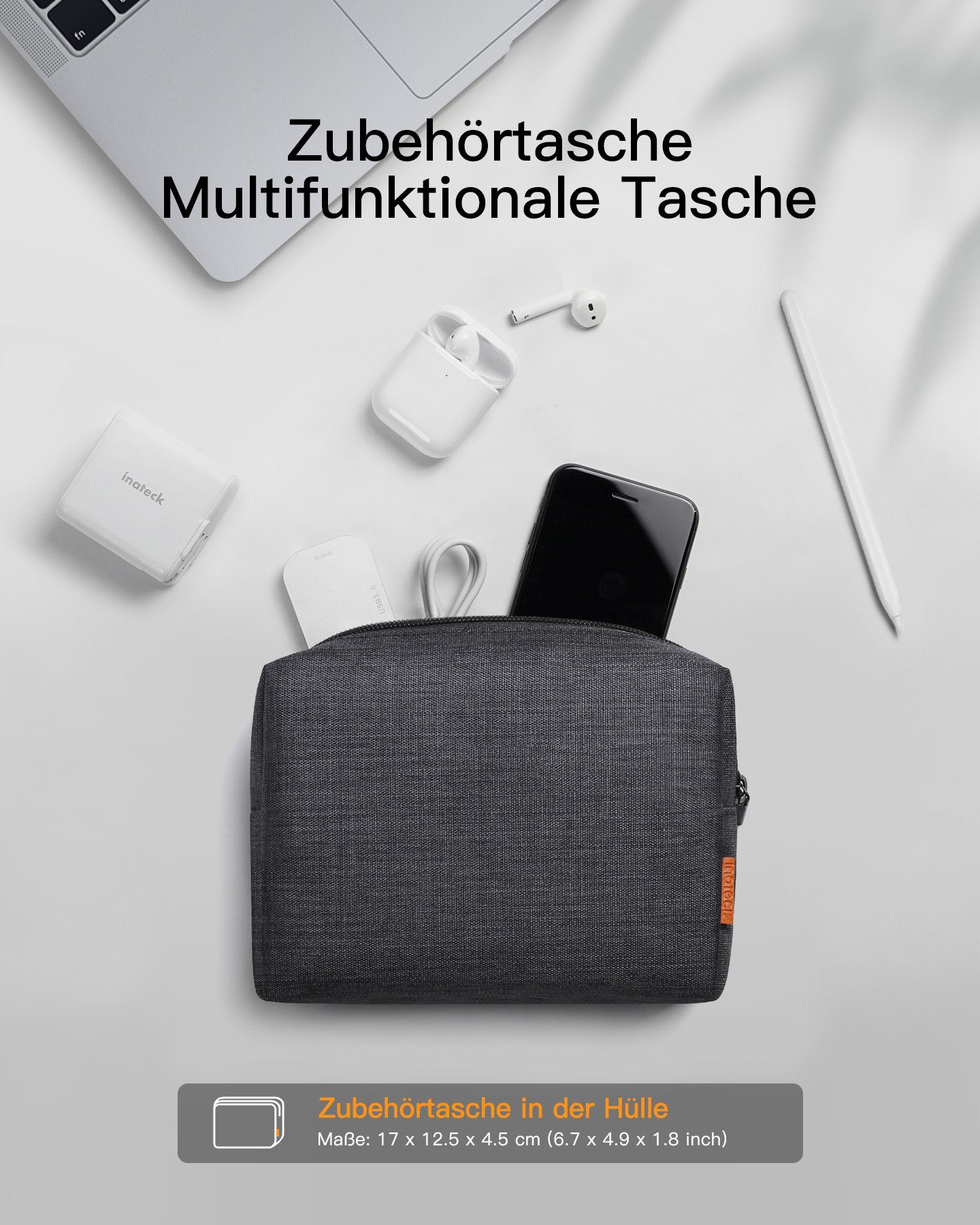 Inateck Laptop-Hülle 15.6 Zoll Laptoptasche Notebook Sleeve Schutzhülle