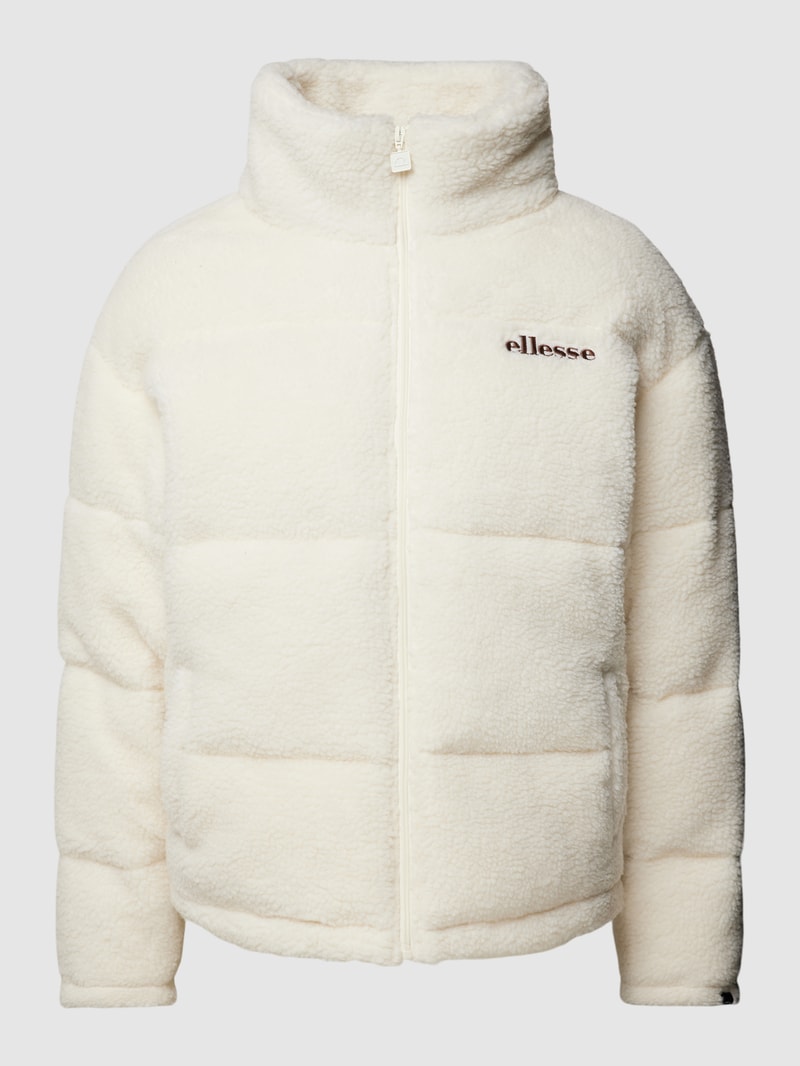Steppjacke aus Teddyfell Modell 'GENOVESI' in offwhite