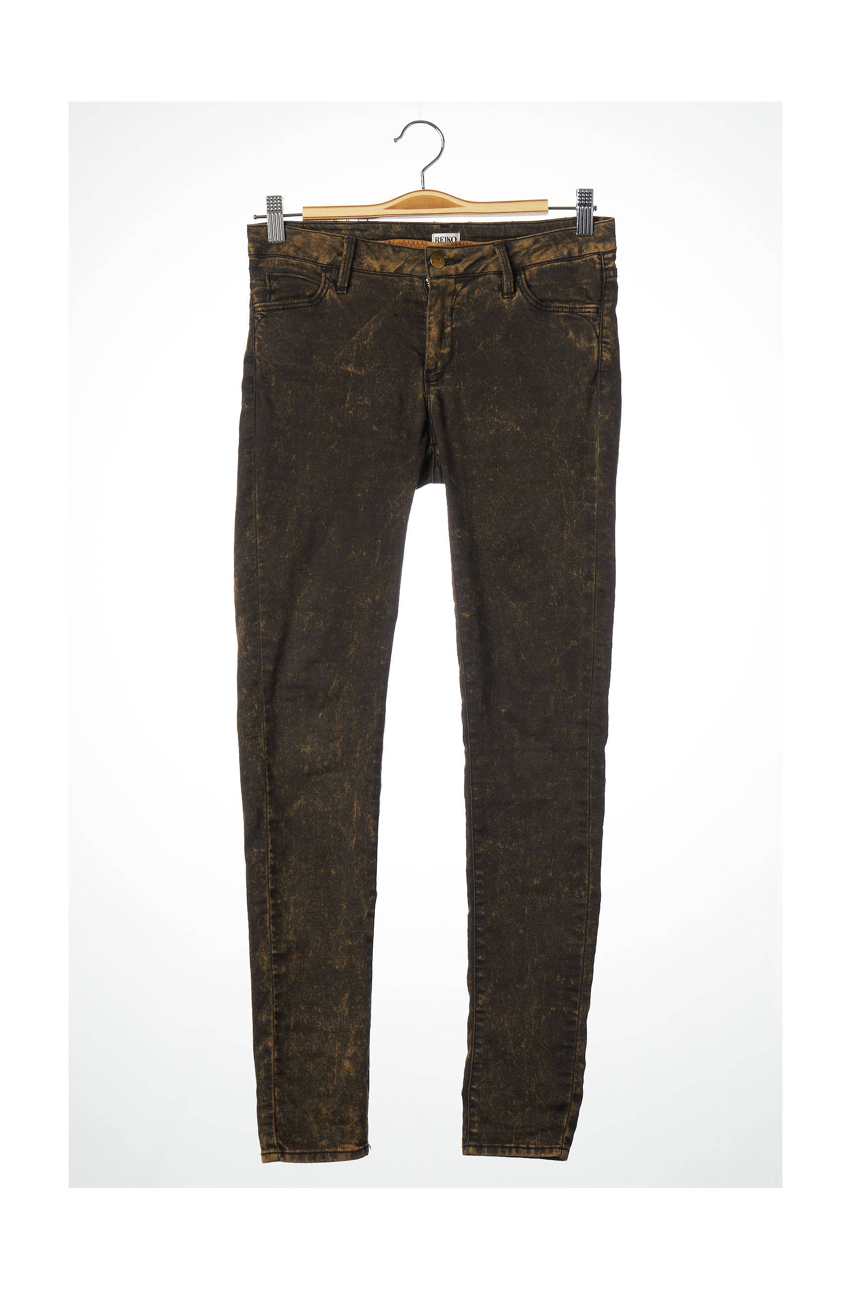 Reiko Jeans Skinny Femme couleur noir