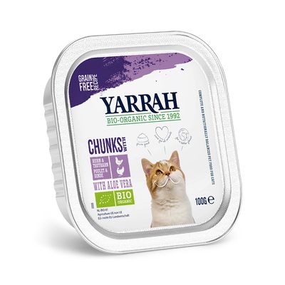 9 + 3 gratis! 12 x 100 g Yarrah Bio Pate / Chunks