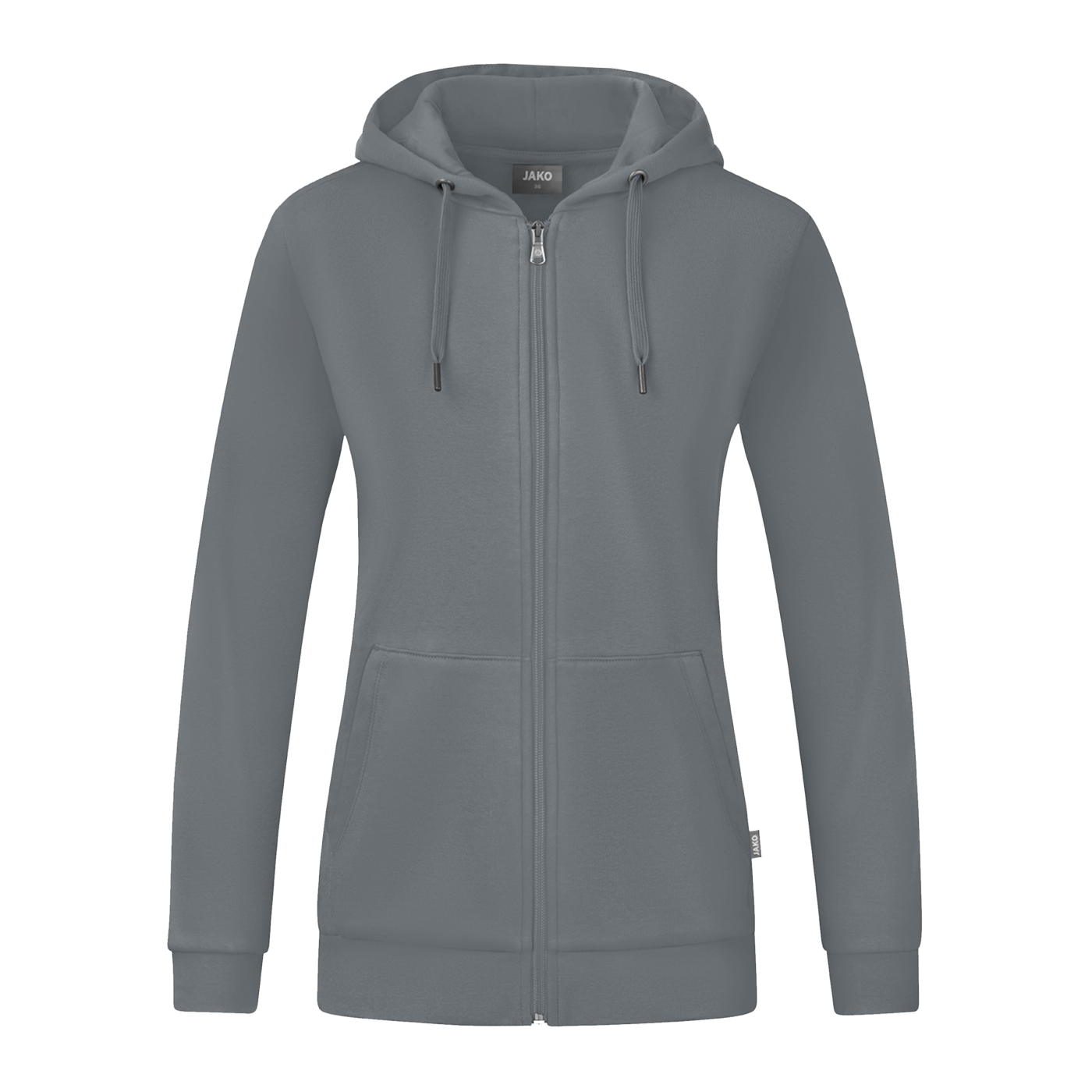 JAKO Organic Kapuzenjacke Damen Grau F840